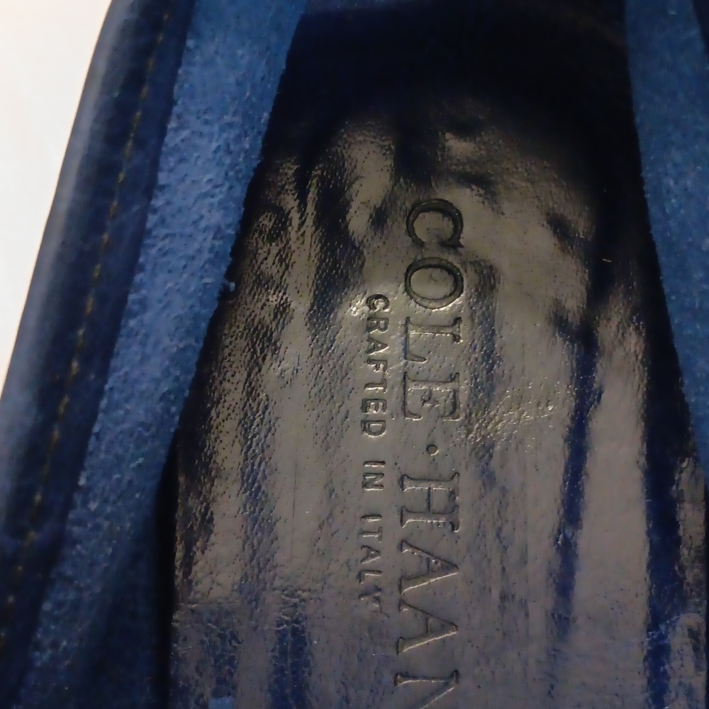 Cole Haan Navy Blue Loafers - Picture 8 of 8